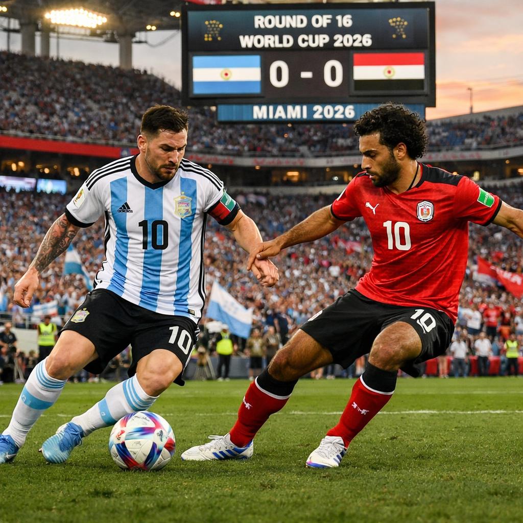 Argentine - Égypte ce soir à 18h : les champions du monde défient les Pharaons en 8es