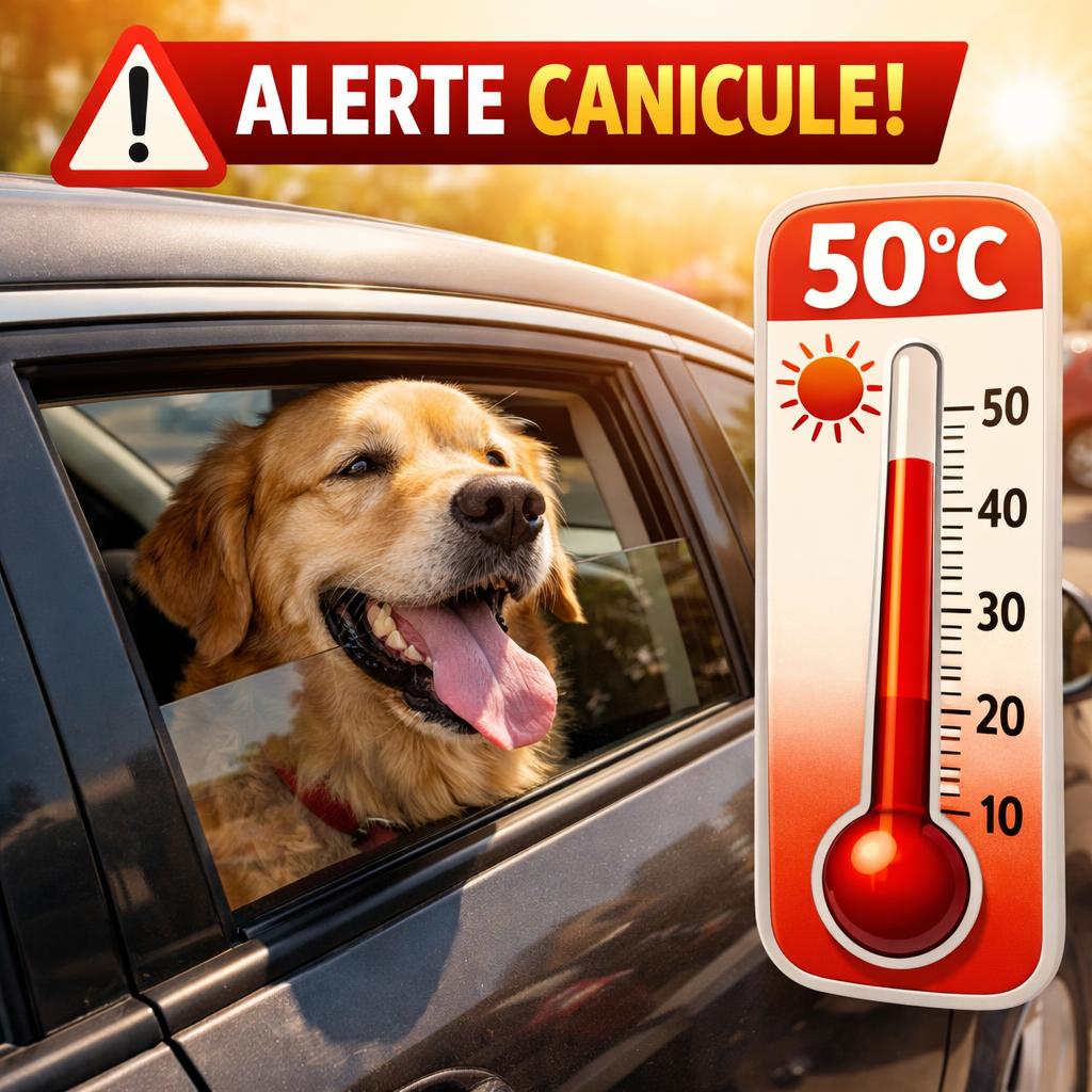 Animaux en voiture l'été : règles, dangers et bonnes pratiques en 2026