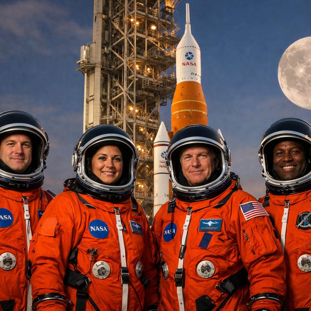 Artemis III : la NASA révèle son équipage lunaire, dont l'astronaute italien Luca Parmitano