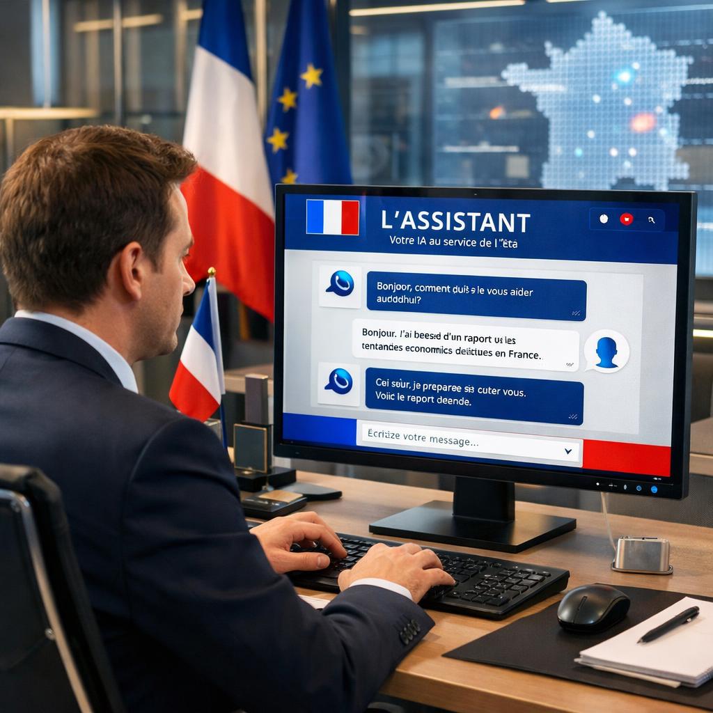 L'IA "L'Assistant" : 75% des agents publics français jugent le chatbot d'État utile