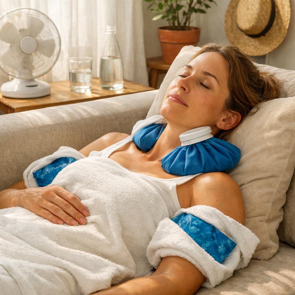 L'astuce d'urgentiste pour rafraîchir instantanément en canicule : glace sur le cou et les aisselles