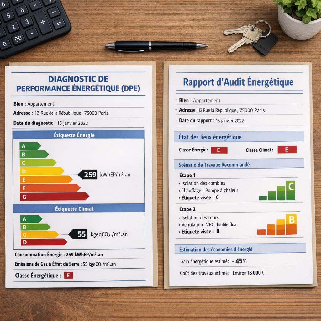 Audit énergétique et DPE : quelles différences ?