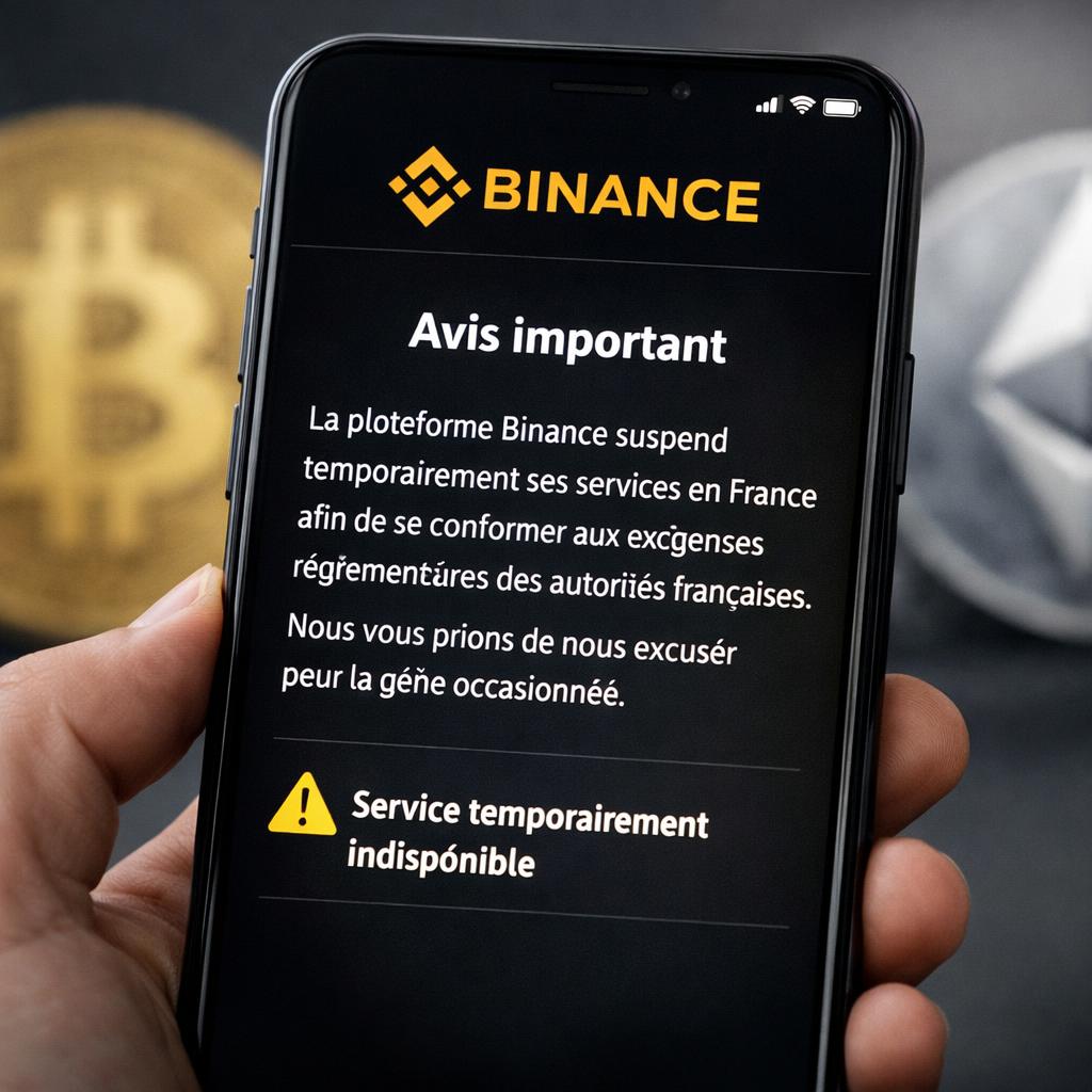 Cryptos : Binance se met en pause en France, voici toutes les conséquences