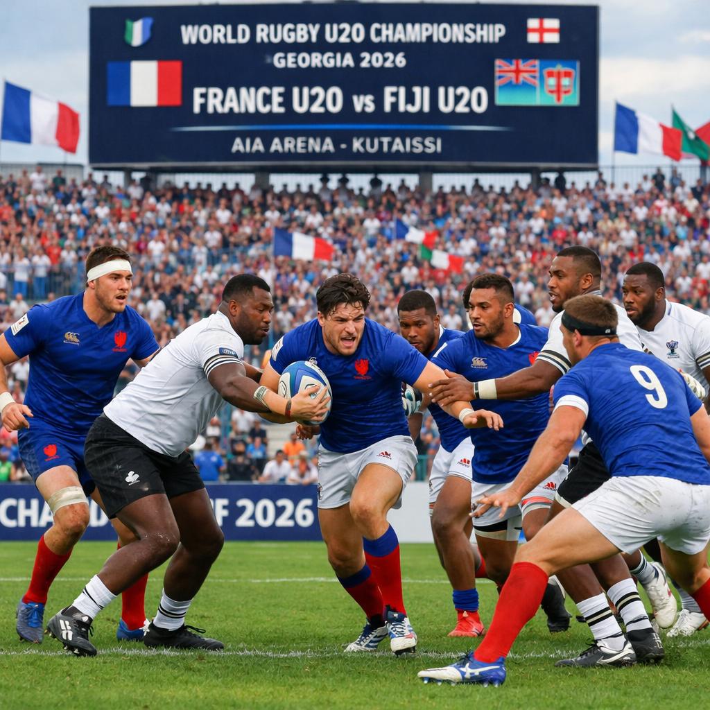Mondial U20 : le match des Bleuets face aux Fidji décalé à 17 heures