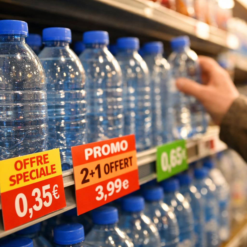 Bouteilles d'eau : pourquoi vous pourriez bientôt payer plus cher en supermarché