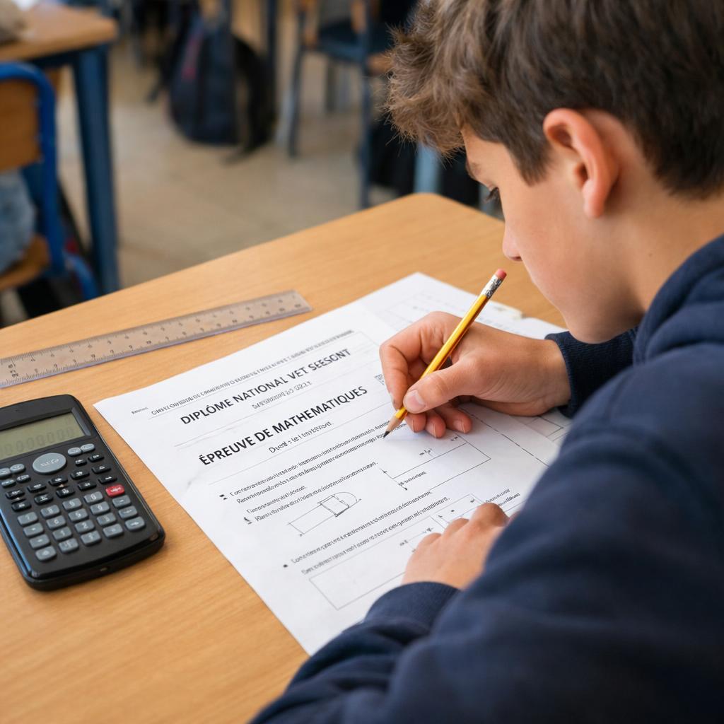 Brevet maths 2026 : le sujet, le corrigé et l'analyse de l'épreuve du 30 juin