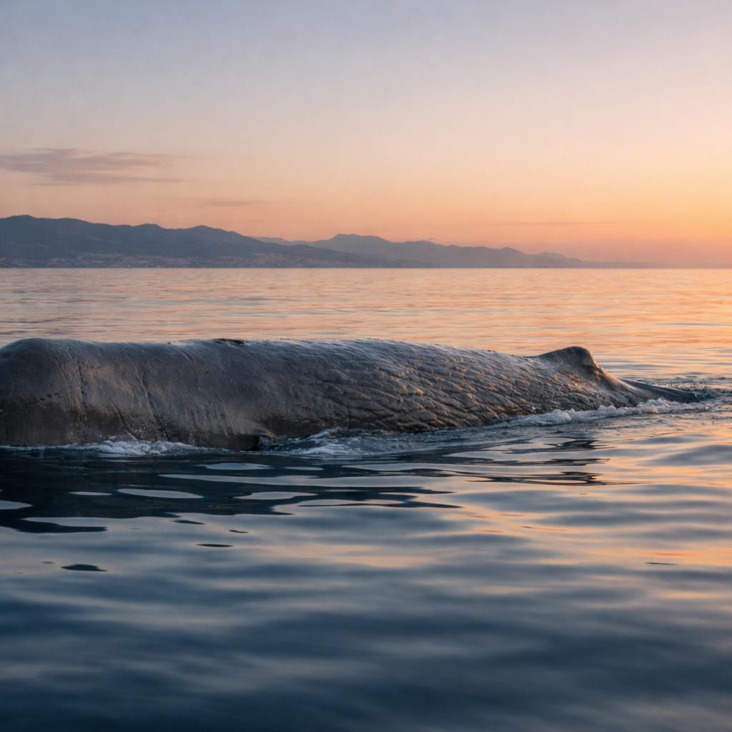 Un cachalot de 11 mètres retrouvé mort au large de l'Espiguette : une présence rare dans le golfe du Lion