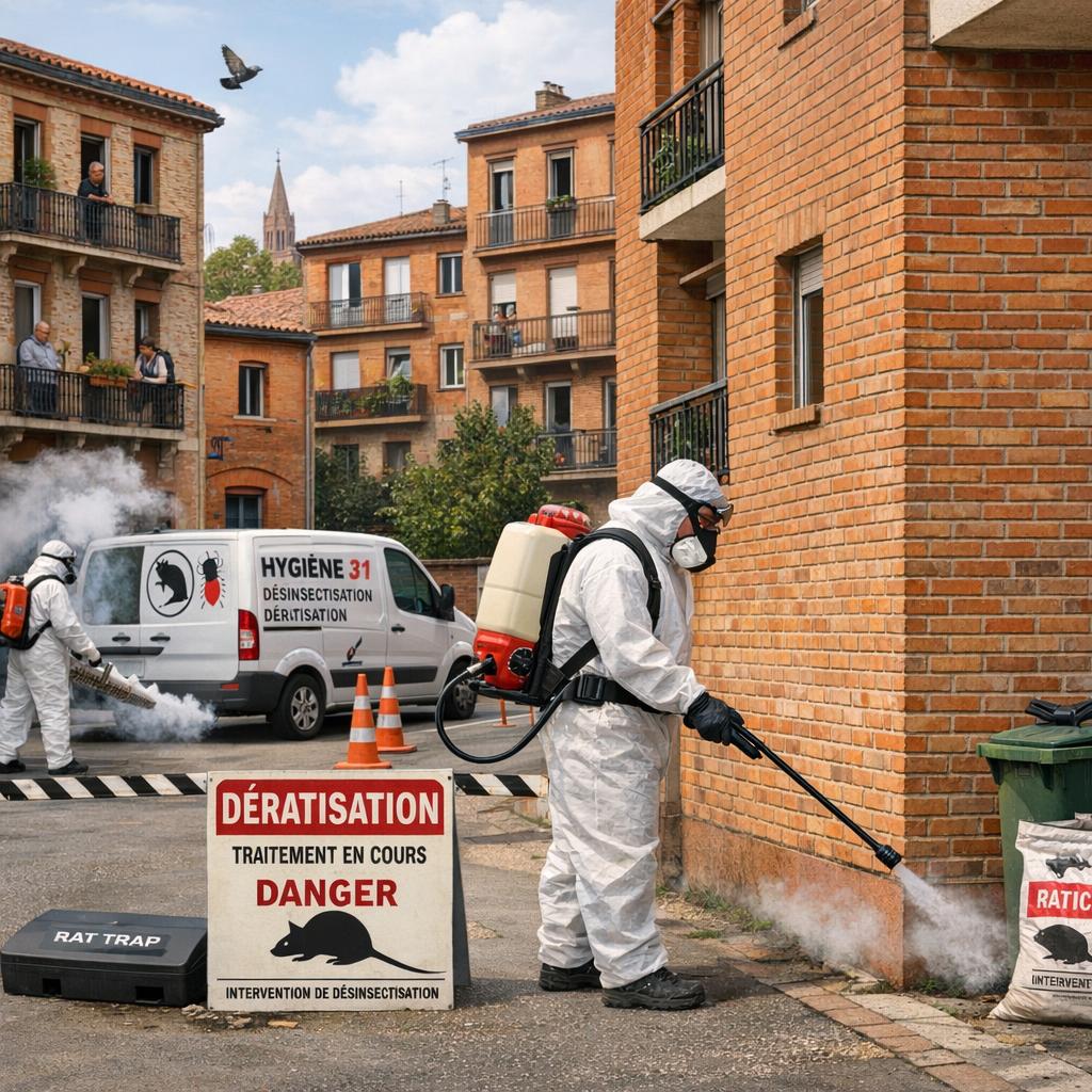 Cafards à Toulouse : d'ésinsectisation professionnelle rapide
