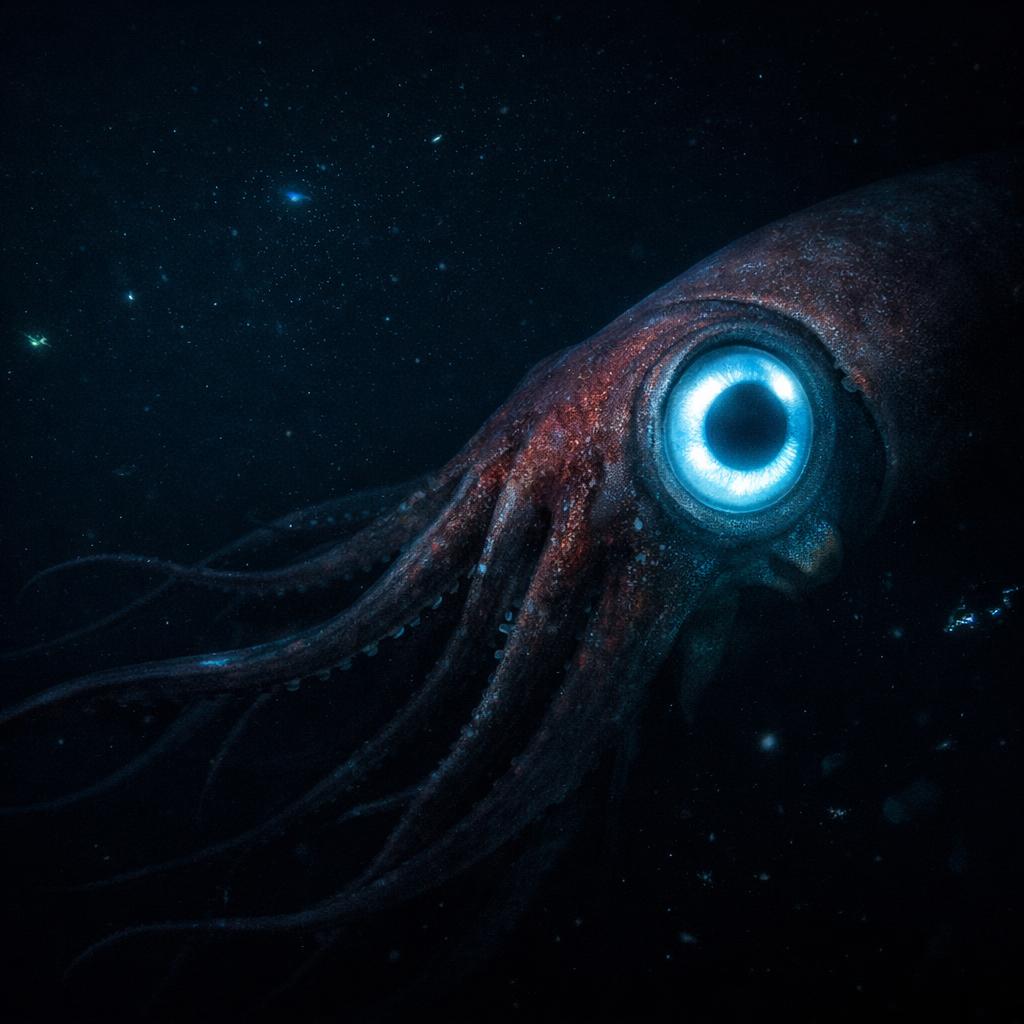 Un œil de 27 cm dans les abysses : le calmar colossal détient le plus grand regard du règne animal
