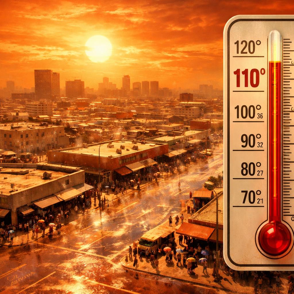 Canicule mondiale : plus de 90 % de la population exposée à des chaleurs extrêmes en juin 2026