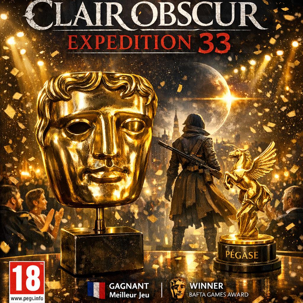Clair Obscur Expedition 33 sacré meilleur jeu aux BAFTA Games Awards 2026