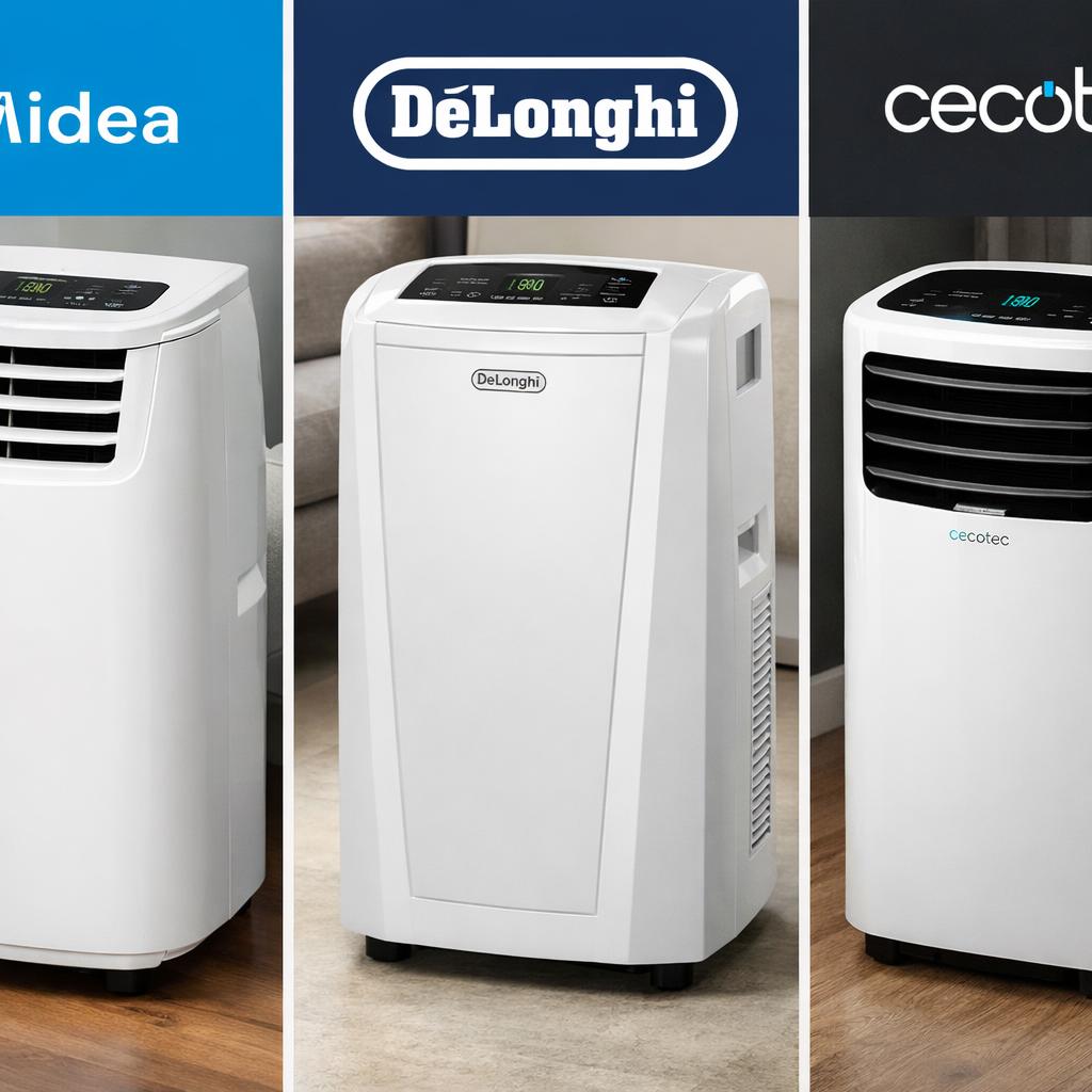 Climatiseur mobile : Midea vs De'Longhi vs Cecotec, notre grand comparatif 2026