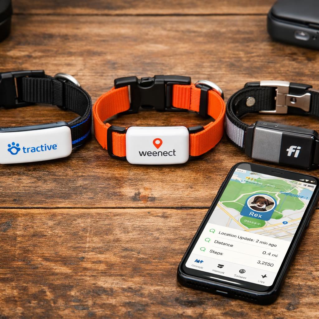 Colliers GPS pour chien : Tractive vs Weenect vs Fi, notre comparatif 2026