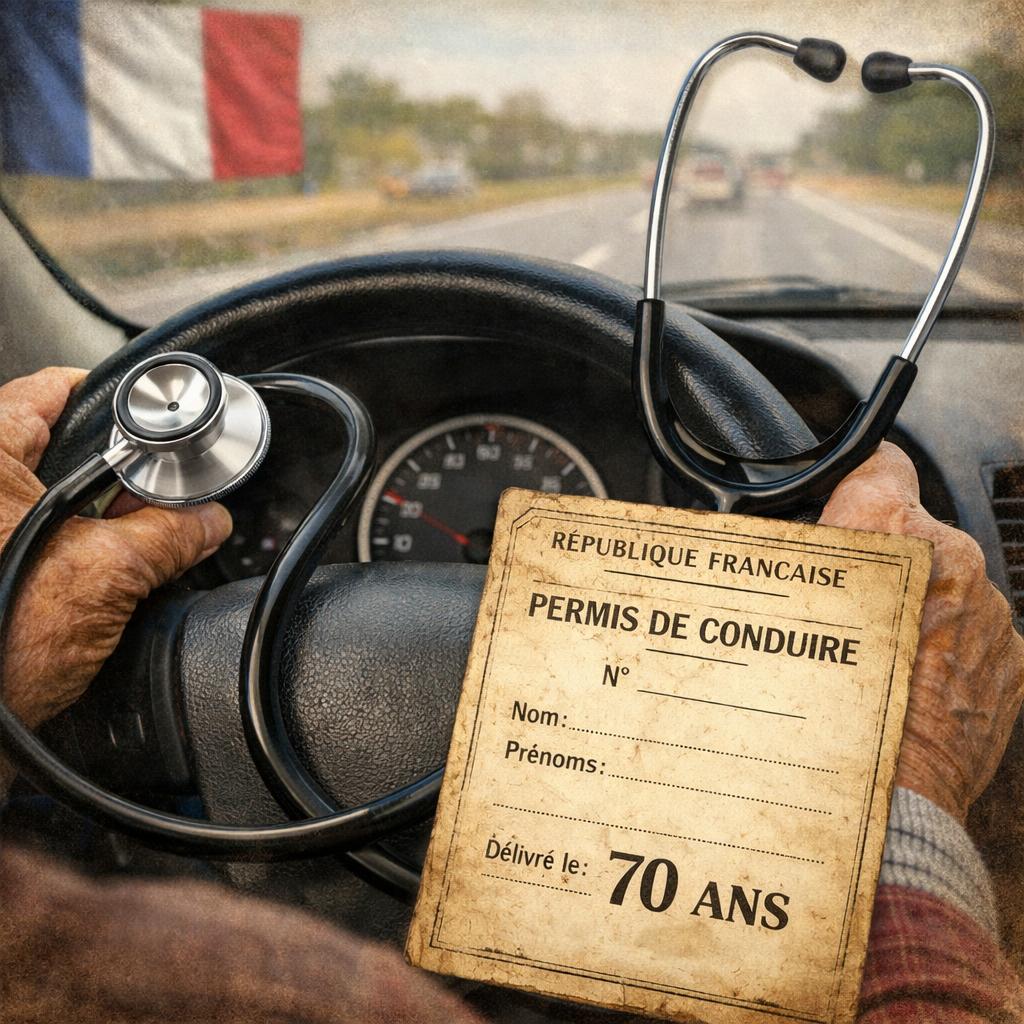 Contrôle médical à 70 ans pour le permis de conduire : ce qui va changer pour les seniors en 2026