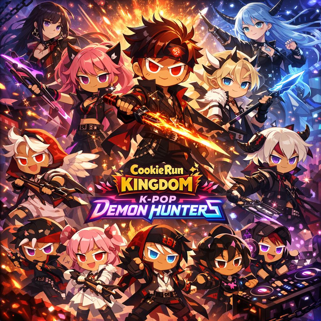 CookieRun Kingdom lance le crossover KPop Demon Hunters : HUNTR/X débarque dans le monde des cookies