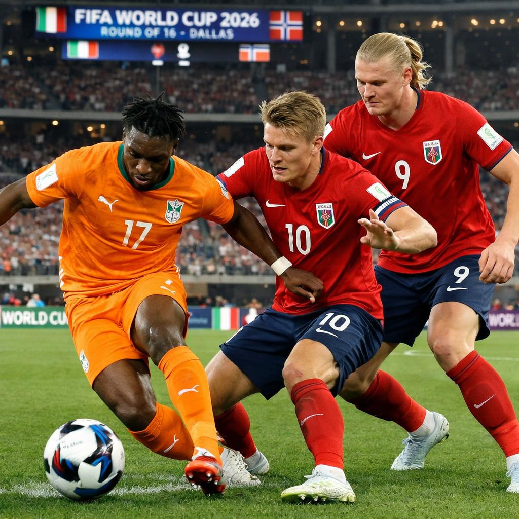 Côte d'Ivoire - Norvège : 16e Mondial 2026 ce soir à Dallas, Odegaard "en plein rêve"