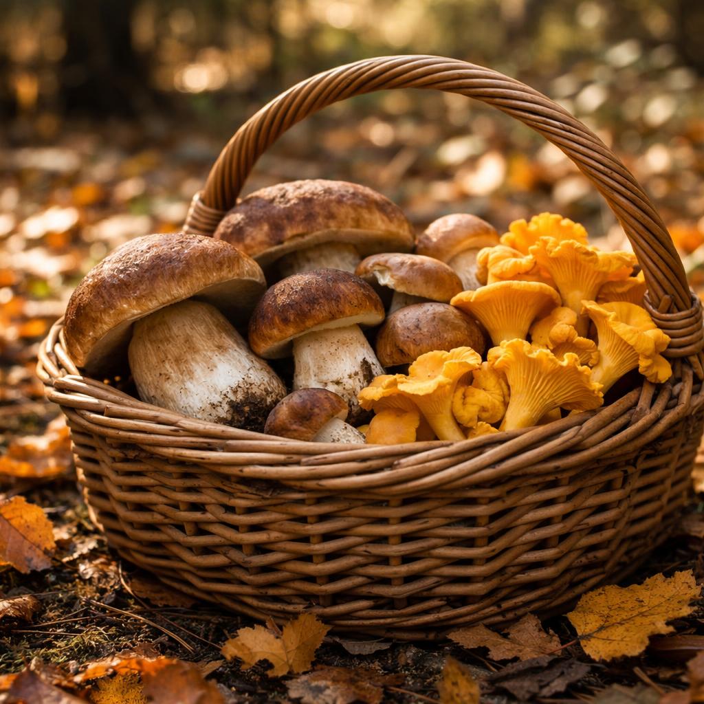 Cueillette des champignons 2026 : cepes, girolles, regles et dangers