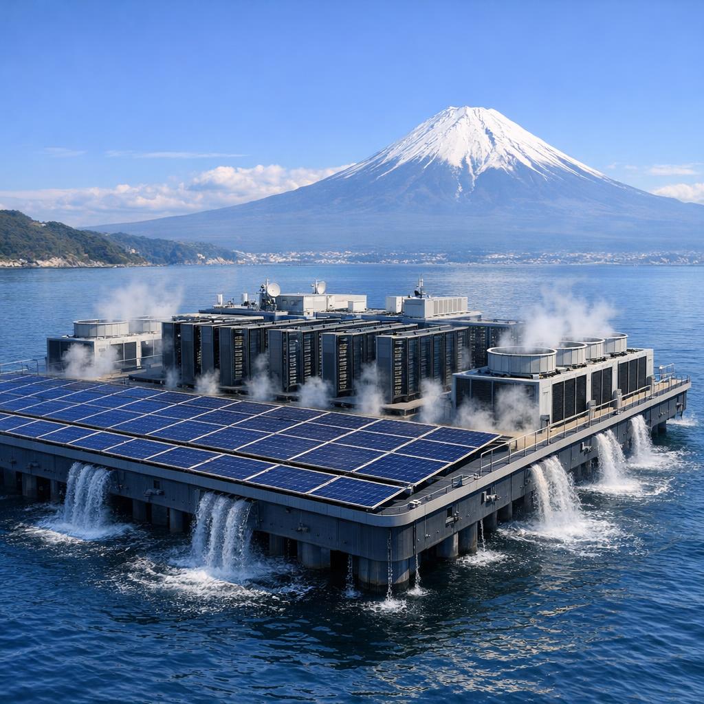 Des data centers sur l'eau : le Japon teste une idée qui flotte vraiment