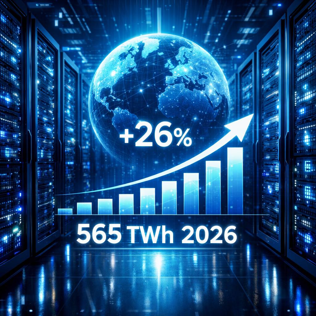 Datacenters : consommation électrique en hausse de 26% en 2026 selon Gartner, l'IA responsable