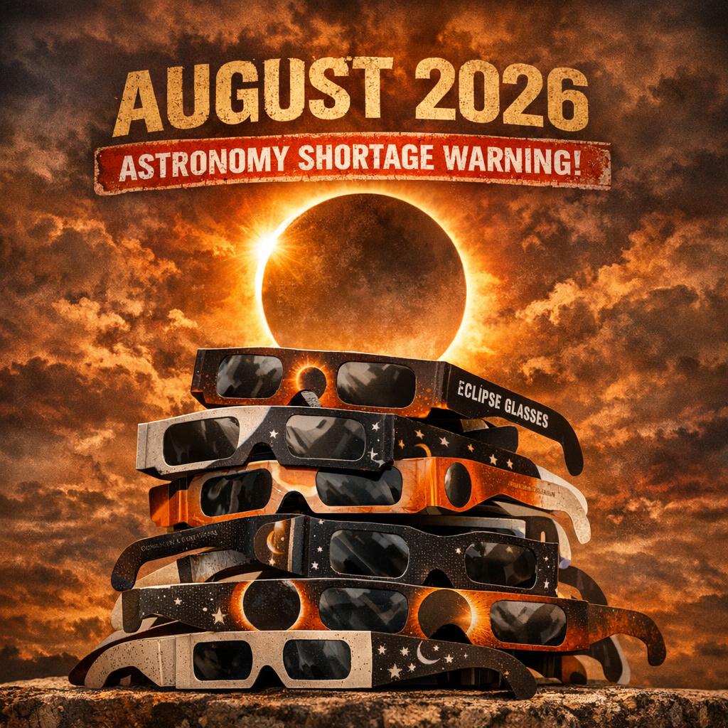 Éclipse solaire du 12 août 2026 : les astronomes alertent sur une pénurie de lunettes de protection