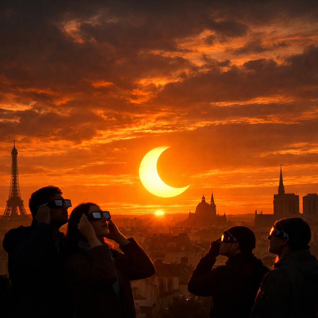 Éclipse de Soleil du 12 août 2026 : horaires, villes et pourcentage d'observation en France