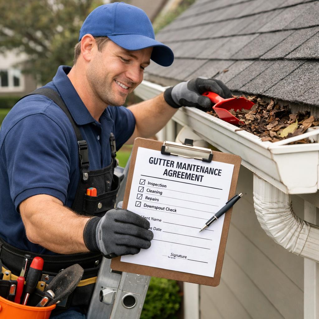 Entretien de gouttière par un professionnel : prix, services et avantages