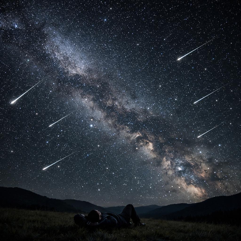 Étoiles filantes : les Perséides 2026 dans la nuit du 12 au 13 août, observation et conseils