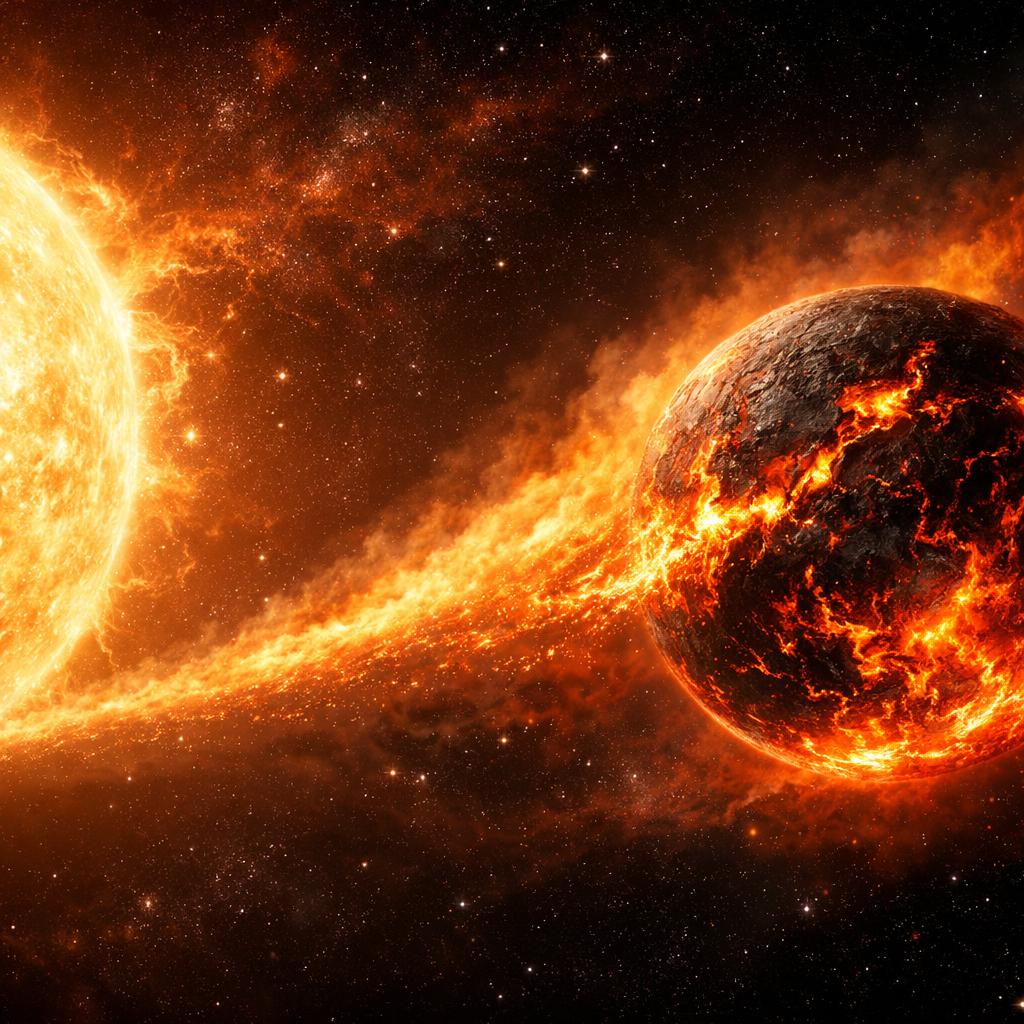 Une exoplanète si brûlante que la roche s'y vaporise : ce que révèle WASP-189b