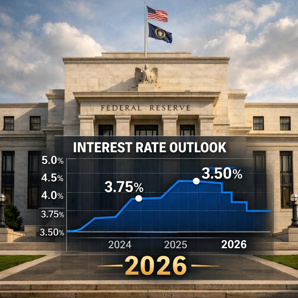 Fed : le taux directeur maintenu à 3,50-3,75% jusqu'à fin 2026, l'inflation résiste