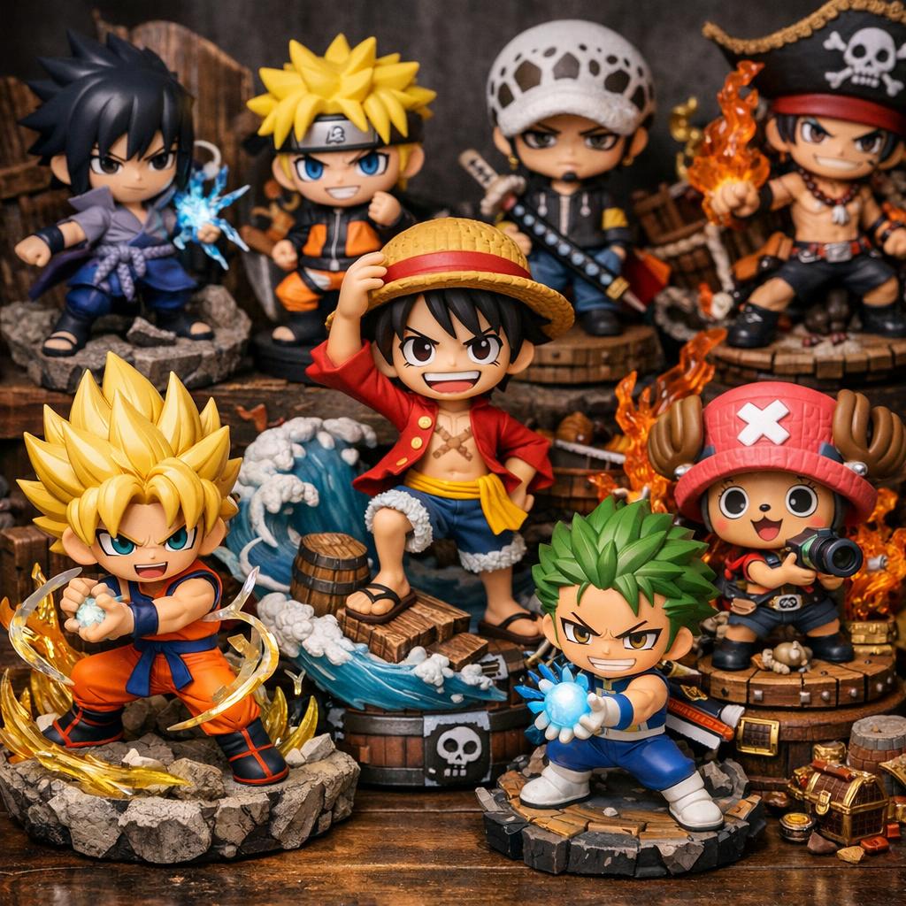 Figurines pop anime et manga : Naruto, Dragon Ball, One Piece et les incontournables japonais