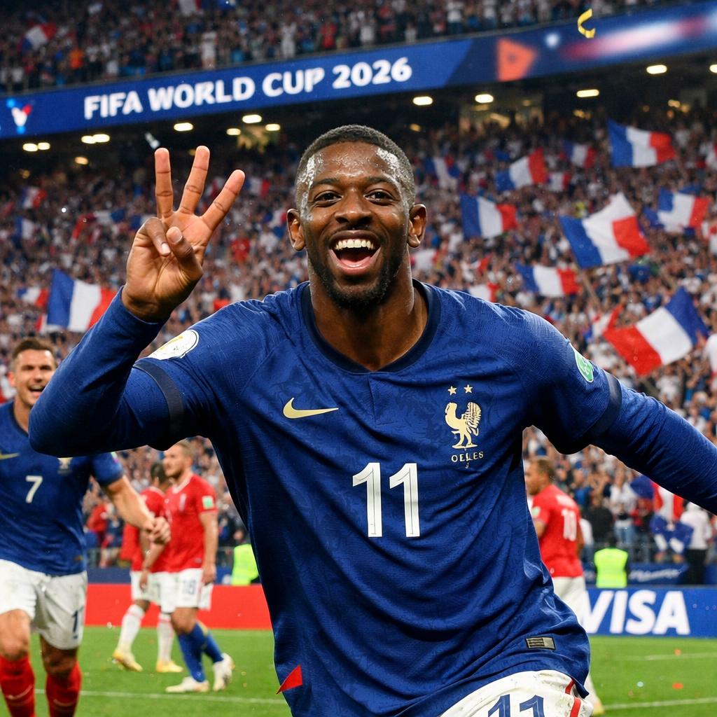 France-Norvège (4-1) : le triplé fulgurant de Dembélé envoie les Bleus en tête du groupe I