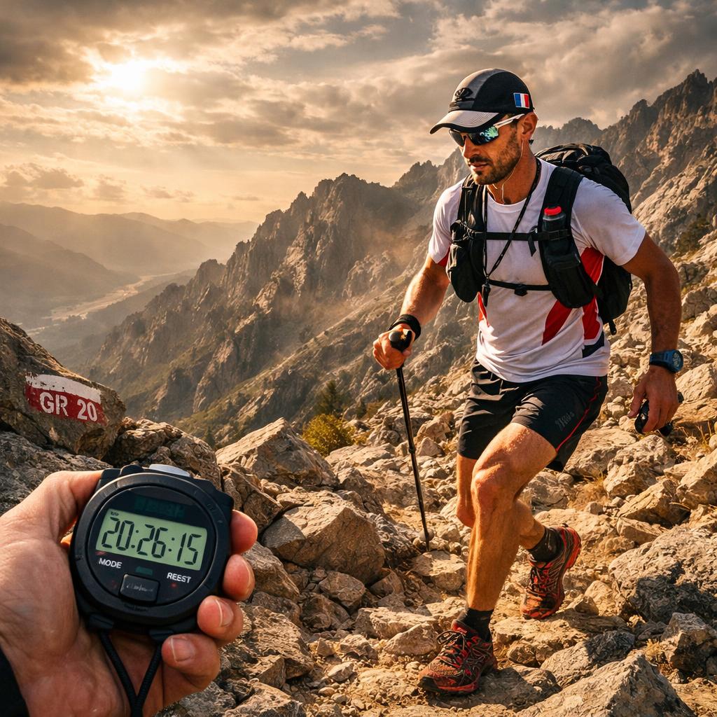 François D'Haene tente le record du GR20 : 180 km à travers la Corse à l'assaut de la légende