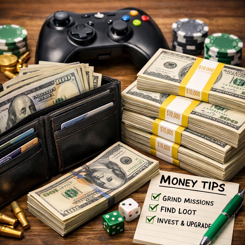 GTA 6 argent illimité : méthodes farm et boucles légales