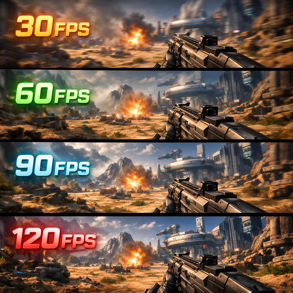GTA 6 FPS : modes 30, 60, 90, 120 selon plateforme