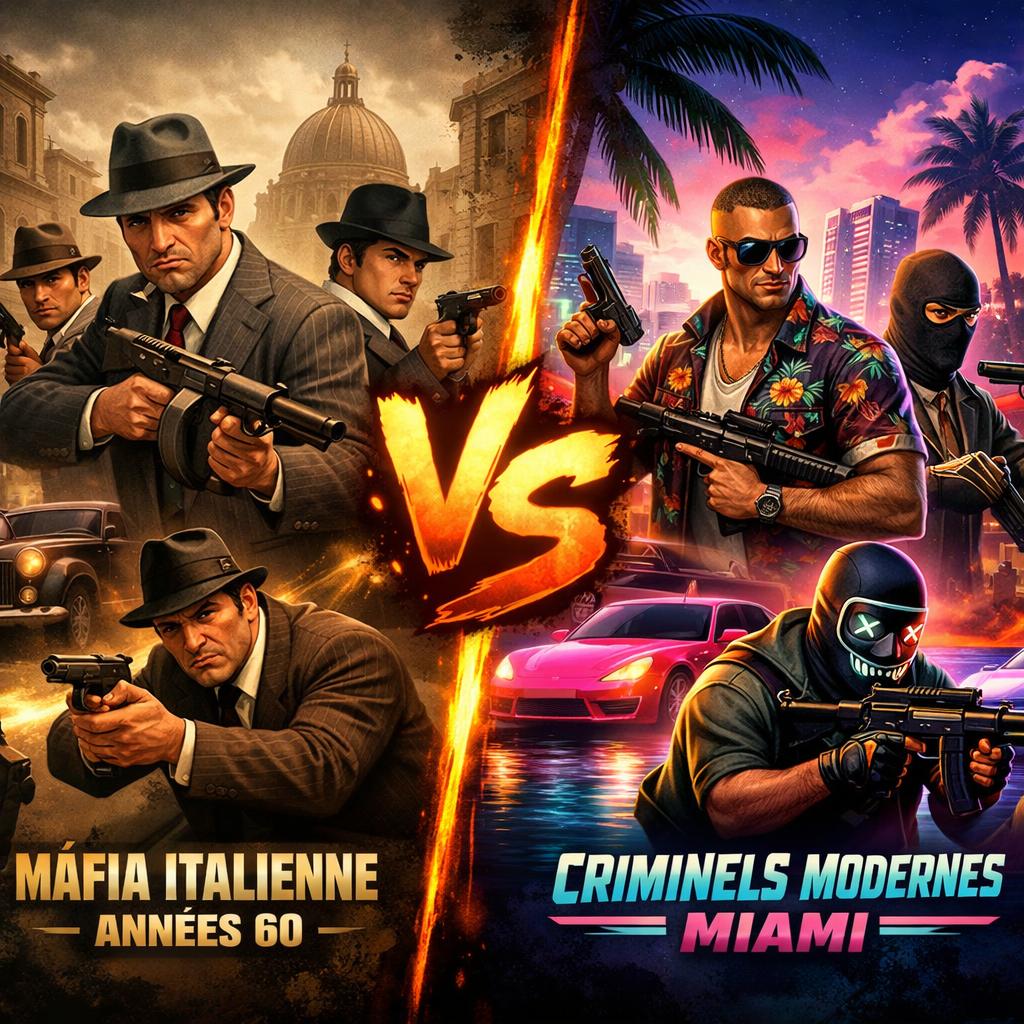 GTA 6 vs Mafia 3/4 : approches du crime organisé
