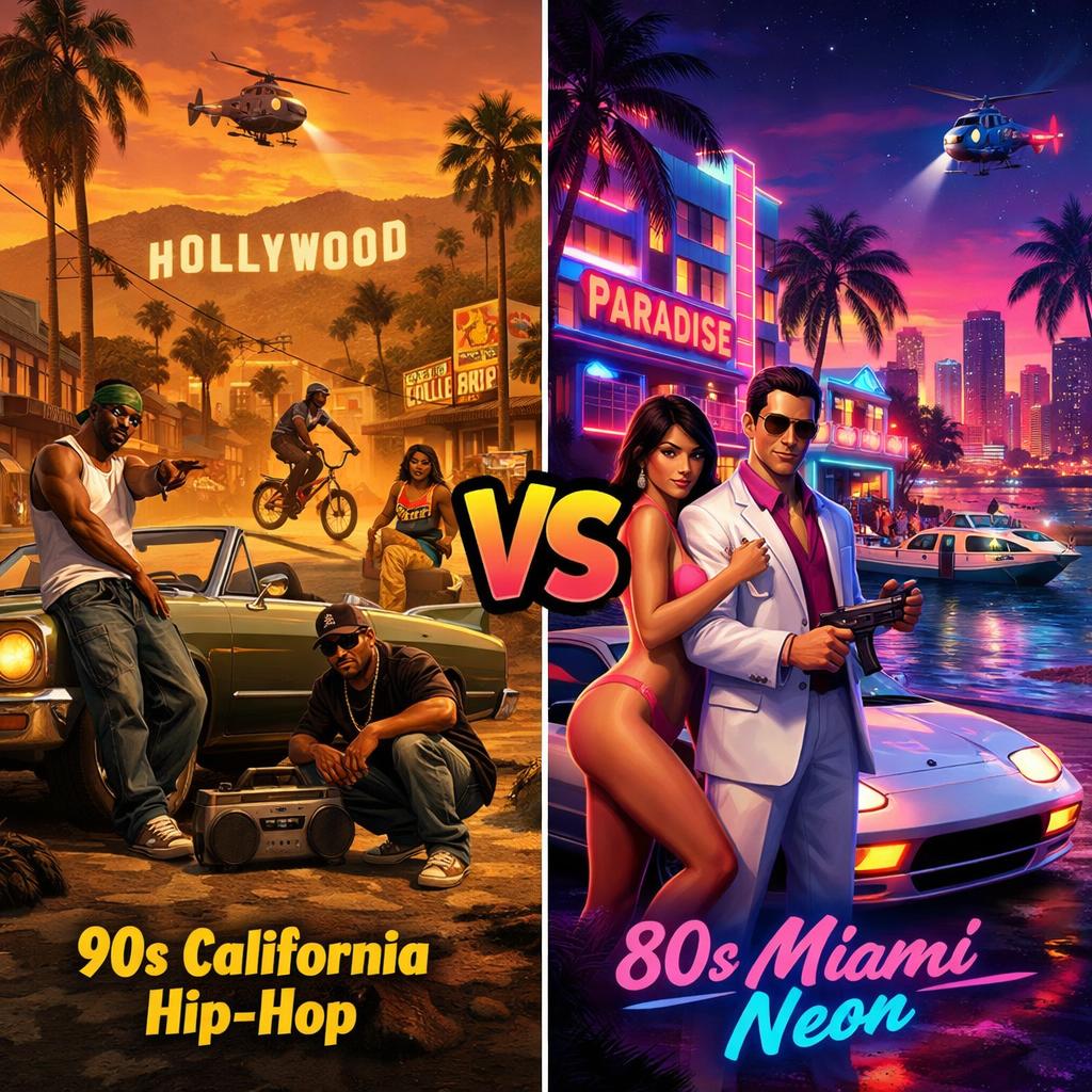 GTA 6 vs GTA San Andreas : nostalgie CJ et comparaison