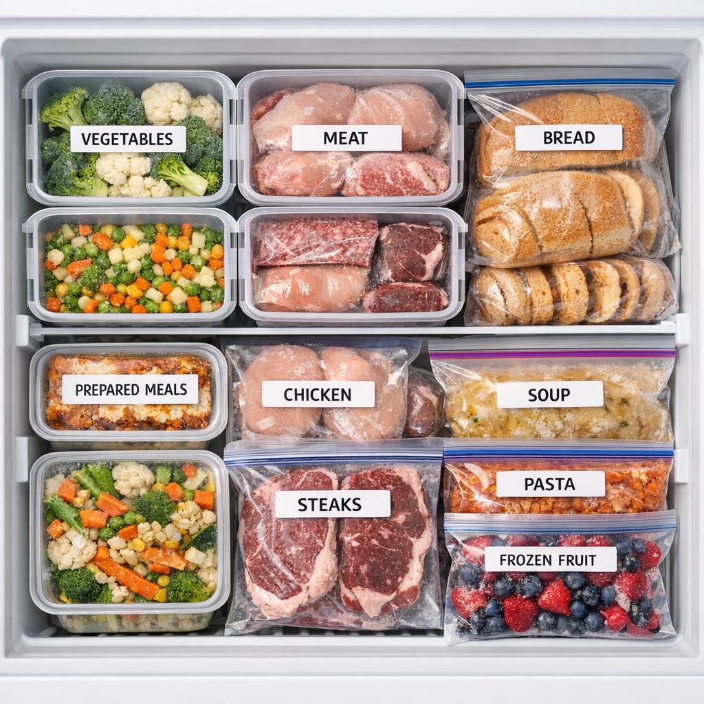 Guide complet de la congélation des aliments : durées, méthodes et erreurs à éviter