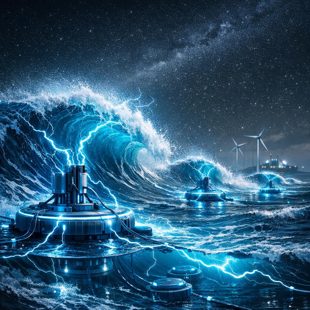 Une idée lumineuse pour mieux exploiter l'énergie des vagues : la solution japonaise qui promet 50% de rendement