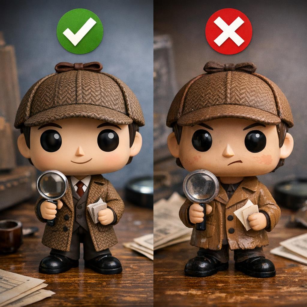 Identifier les fausses figurines pop : 7 signes qui ne trompent pas