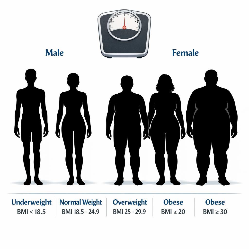 IMC homme et IMC femme : y a-t-il des différences ?