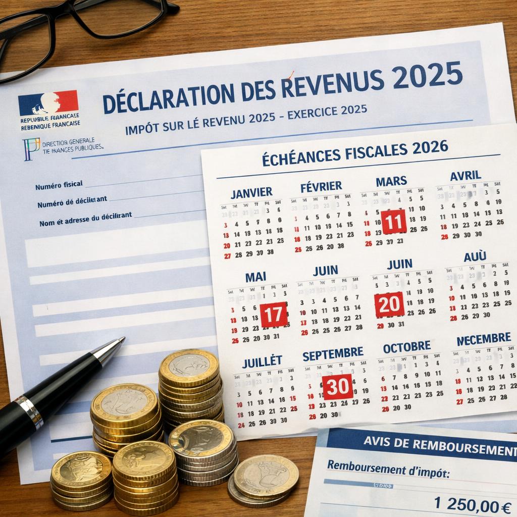 Impôt sur le revenu 2026 : les dates clés pour le remboursement et les prélèvements à connaître