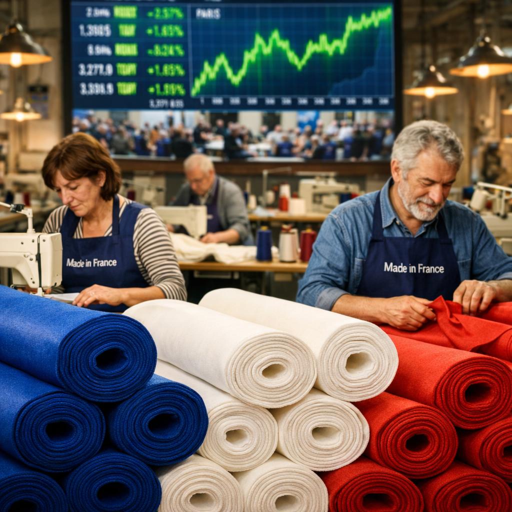 Le Slip Français en Bourse le 14 juillet : IPO à 14,80 € et 13 millions levés, symbole du Made in France