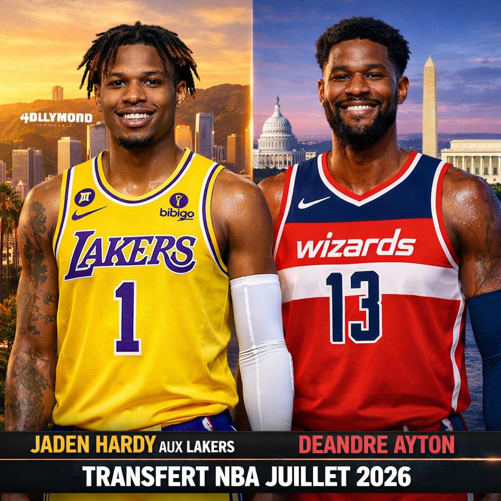NBA : Jaden Hardy débarque aux Lakers dans le trade Ayton-Wizards