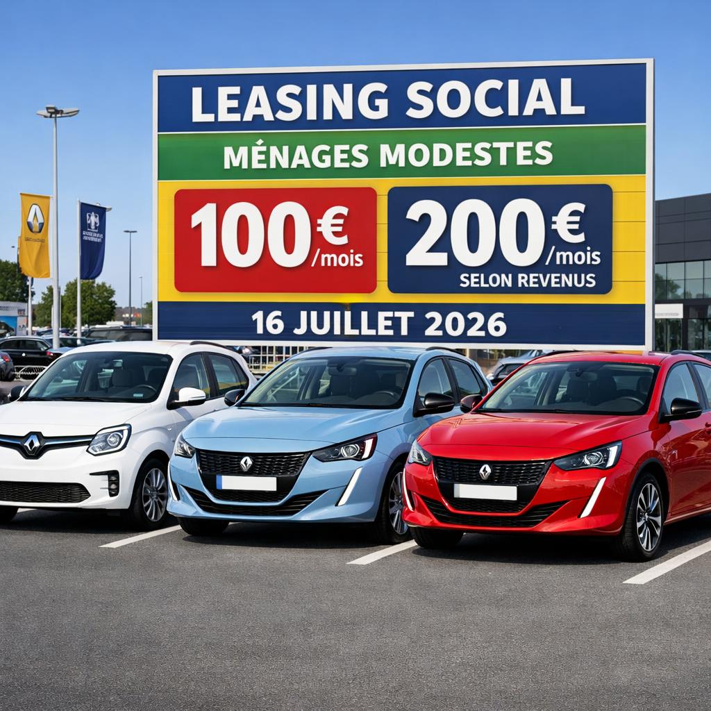 Leasing social voiture électrique : retour dès le 16 juillet 2026 pour les ménages modestes
