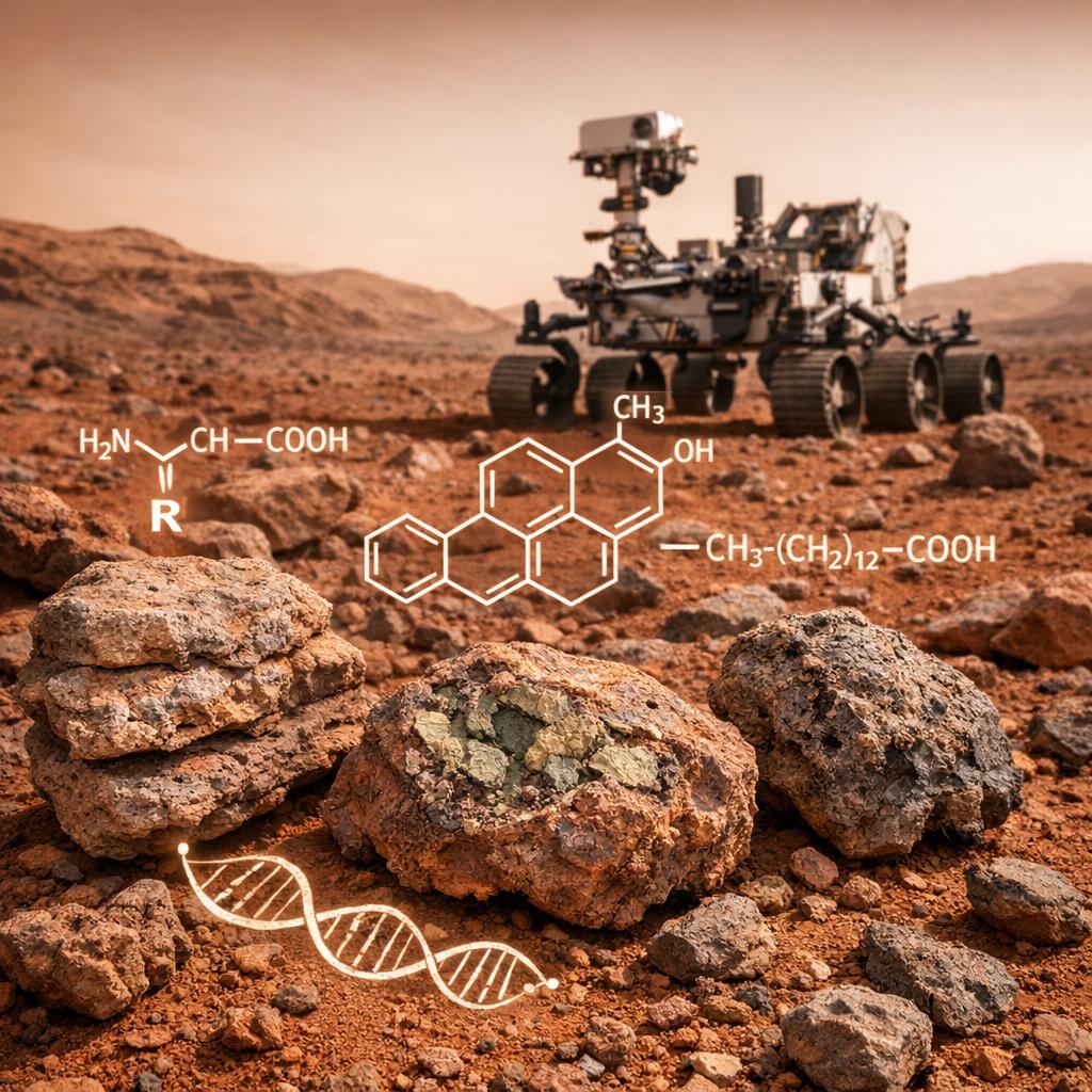Découverte majeure sur Mars : la NASA confirme 20 molécules organiques dans de vieilles roches