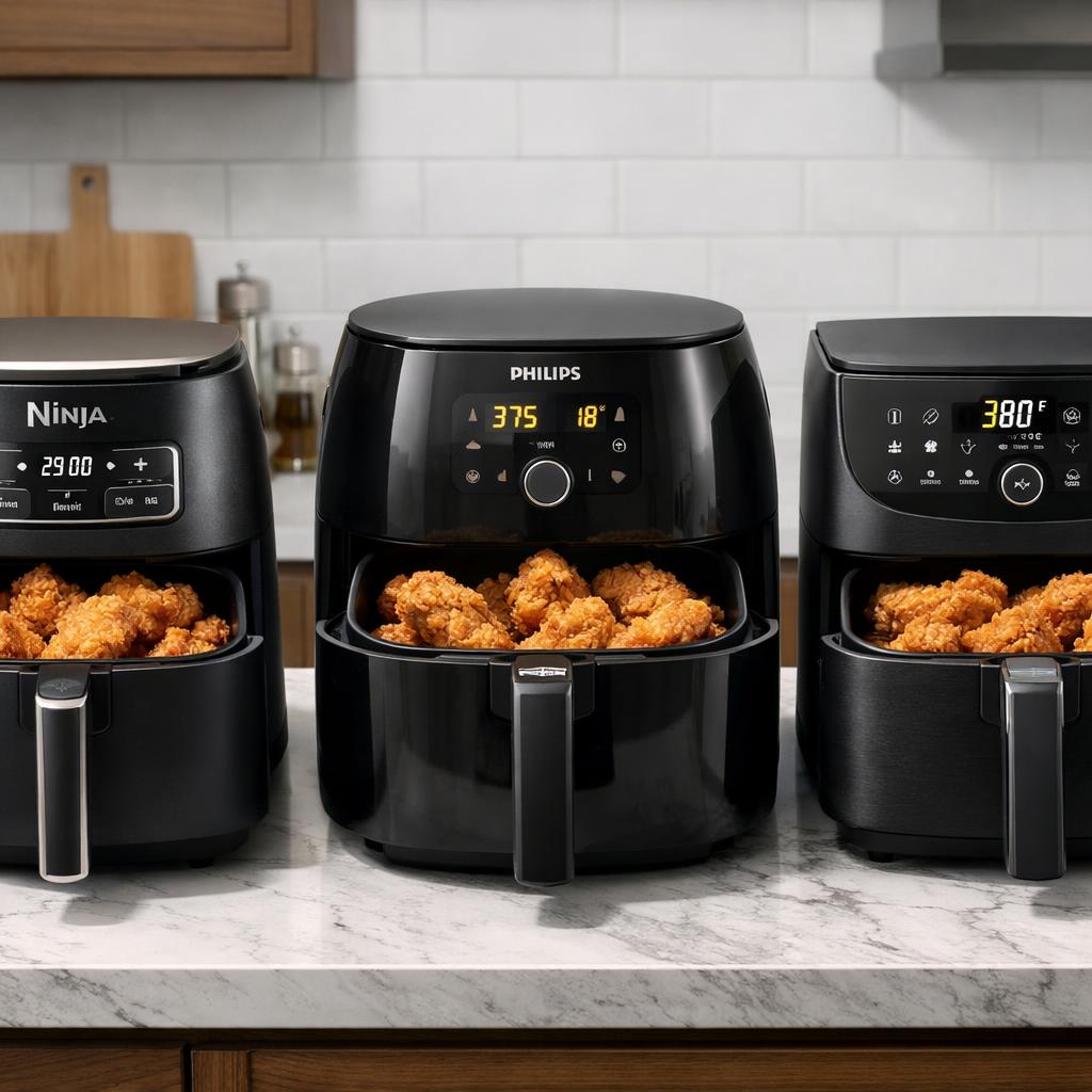 Meilleures friteuses à air chaud 2026 : Ninja, Philips ou Cosori ?