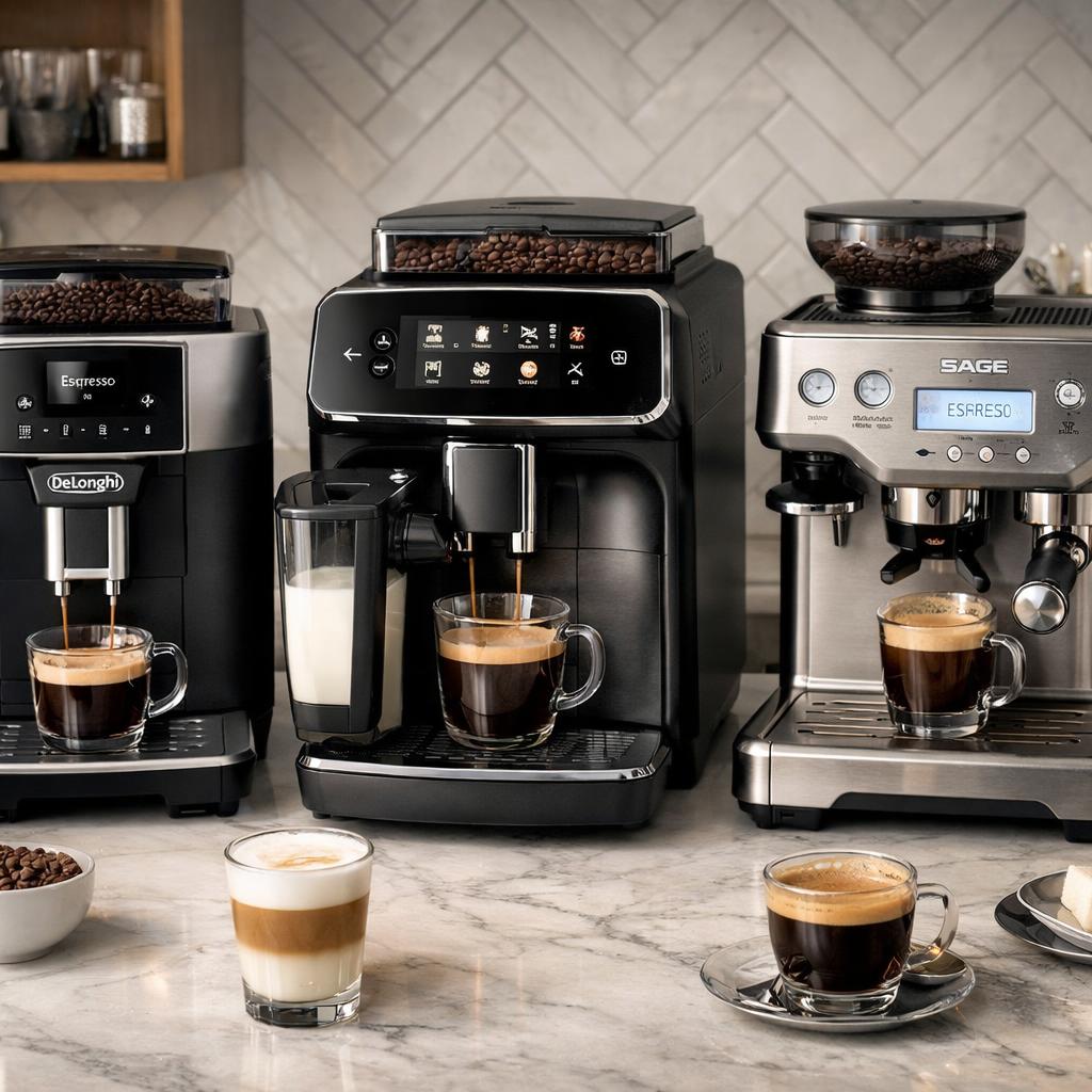 Meilleures machines à café à grains 2026 : DeLonghi, Philips ou Sage ?