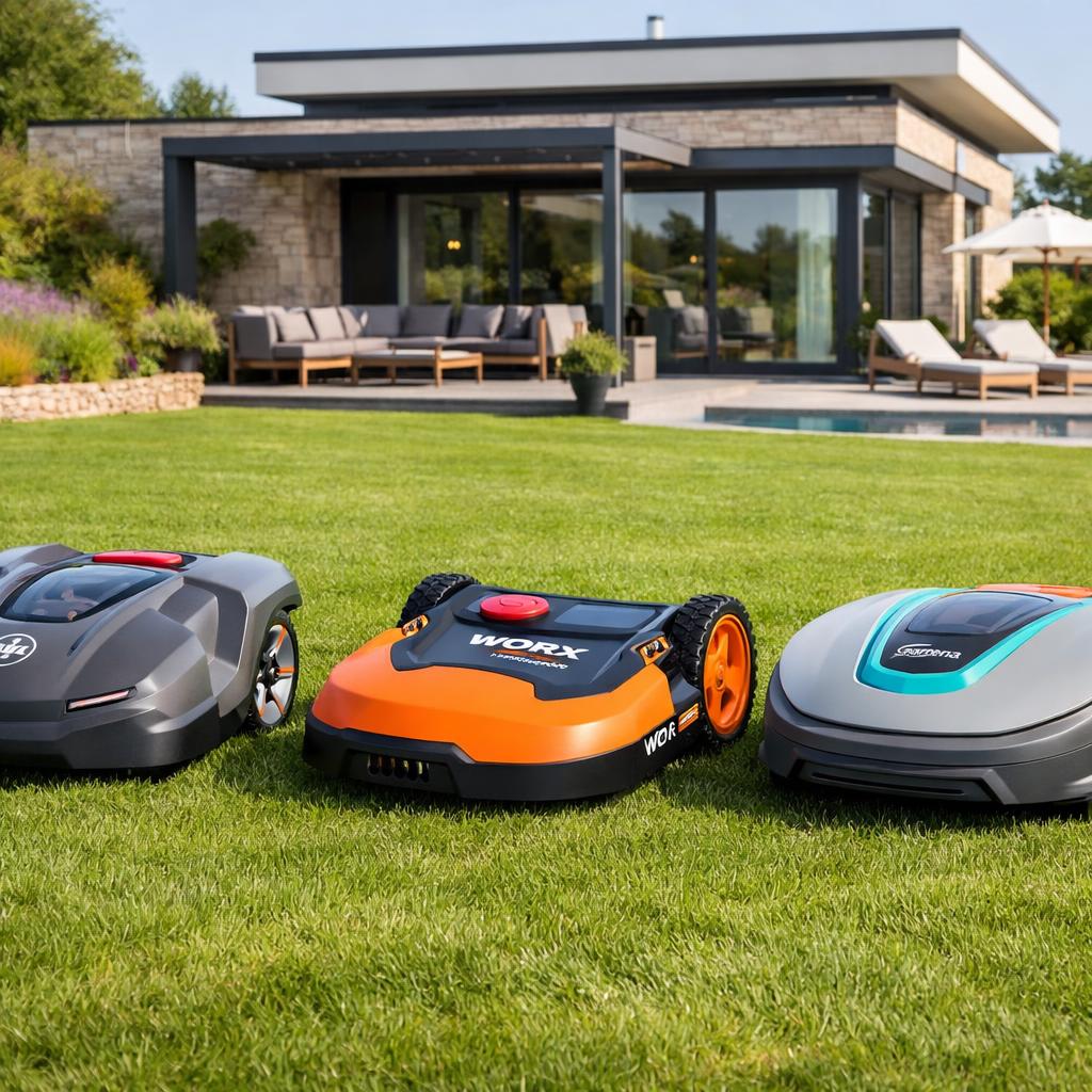 Meilleurs robots tondeuses 2026 : Husqvarna, Worx ou Gardena ?