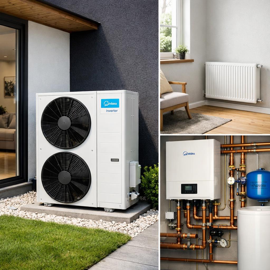 Pompes à chaleur Midea : gamme complète air/eau et air/air 2026