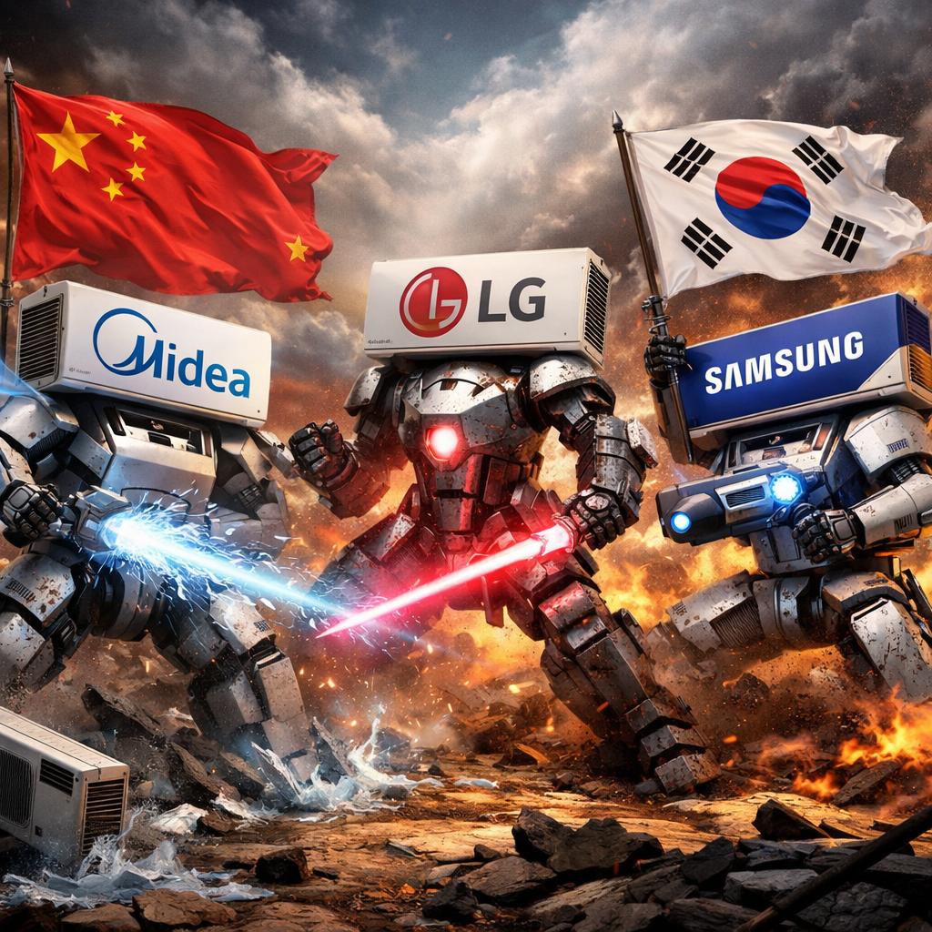 Midea vs LG vs Samsung : la bataille asiatique de la climatisation en 2026